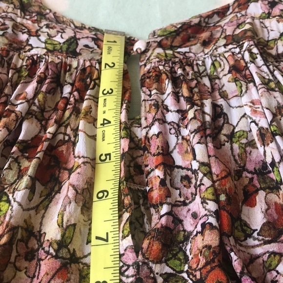 Minkpink Floral Print High Low Ruffle‎ Hemline Sleeveless Flowy Dress - Picture 11 of 11
